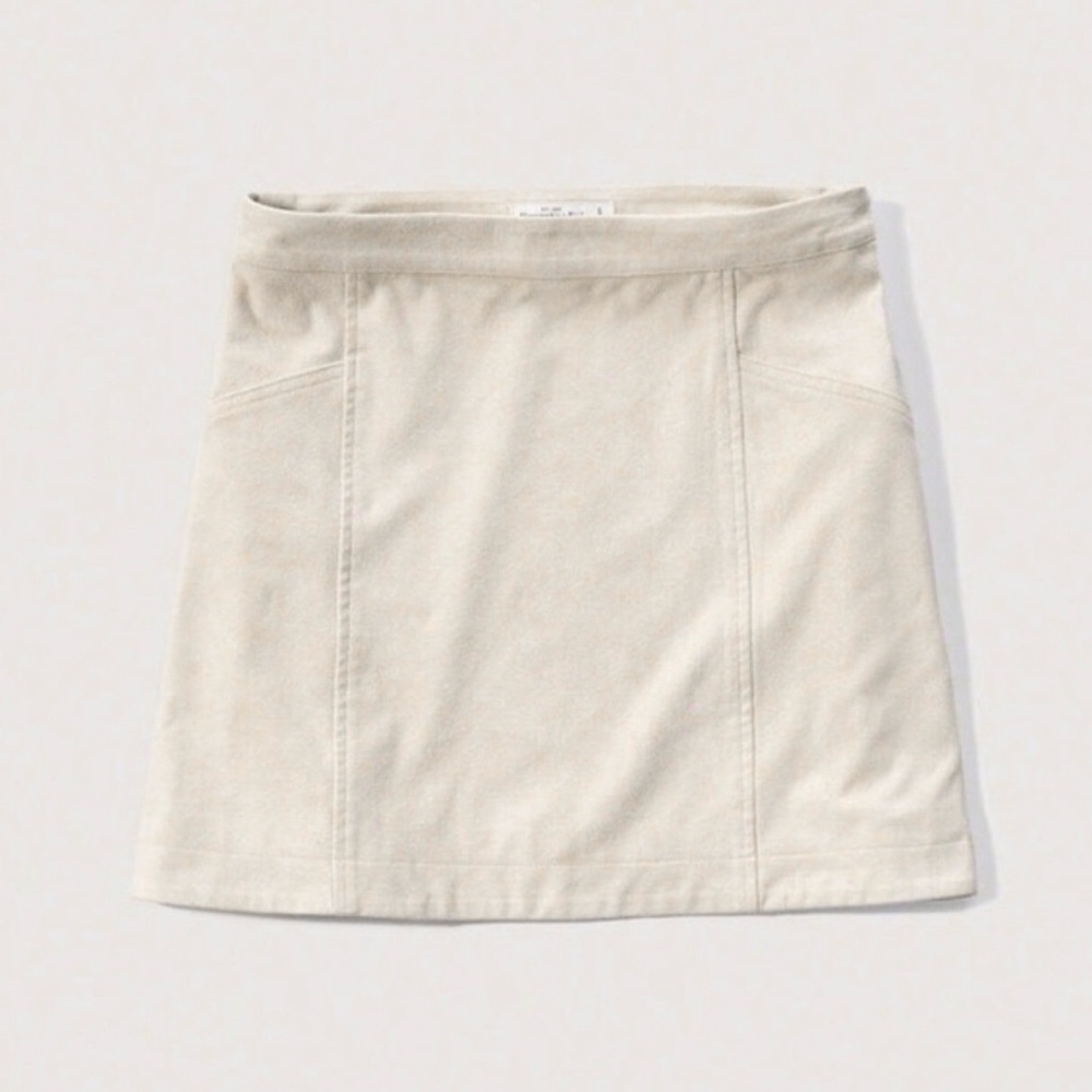 Abercrombie & Fitch Vegan Suede Mini Skirt